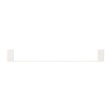 Celia Single Towel Rail - Nero 600mm Brushed Nickel