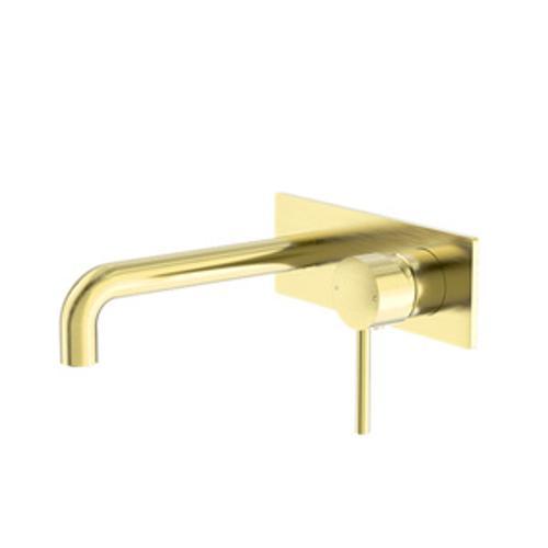Dolce Wall Basin Mixer Brushed Gold - Nero
