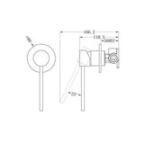 Dolce Care Shower Mixer Chrome - Nero