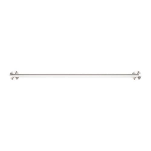 Dolce Single Towel Rail - Nero 700mm Brushed Nickel
