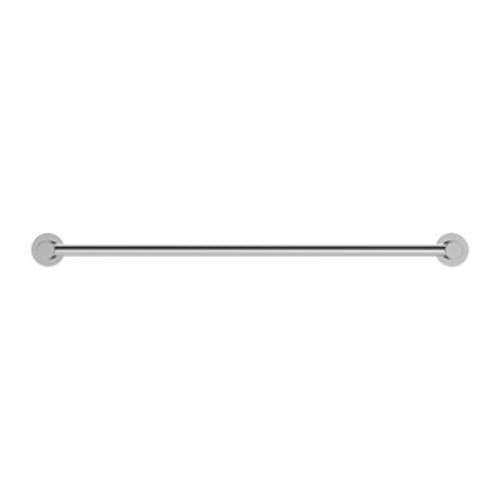 Classic Single Towel Rail - Nero 600mm Chrome