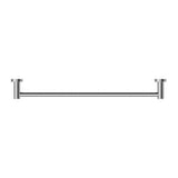 Classic Single Towel Rail - Nero 600mm Chrome