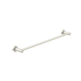 Classic Single Towel Rail - Nero 600mm Brushed Nickel