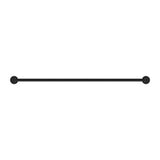 Classic Single Towel Rail - Nero 800mm Matte Black