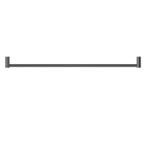 Mecca New Single Towel Rail - Nero 800mm Gun Metal