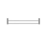Mecca New Double Towel Rail - Nero 600mm Chrome
