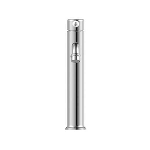 York Tall Basin Mixer Chrome With White Porcelain Lever - Nero