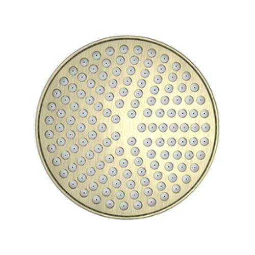 York 200mm Shower Head Aged Brass - Nero