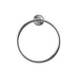 York Towel Ring Chrome - Nero