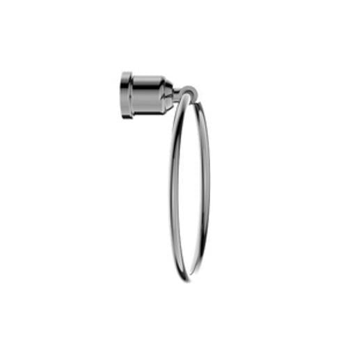York Towel Ring Chrome - Nero