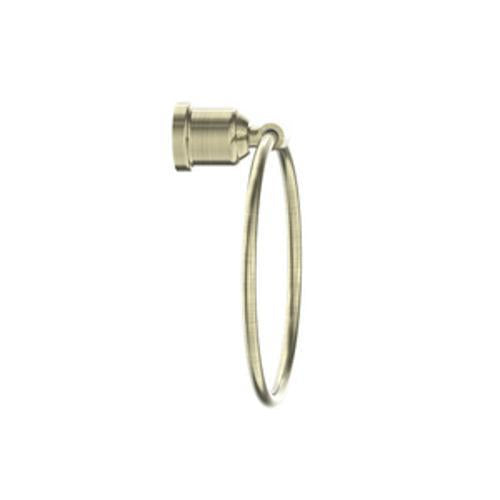 York Towel Ring Aged Brass - Nero