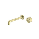 Opal Progressive Wall Basin Set - Nero 160mm Brushed Gold