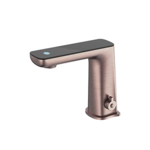 Claudia Sensor Mixer Black Top Display Brushed Bronze - Nero