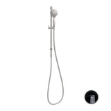 Opal Shower Rail With Air Shower Brushed Nickel - Nero
