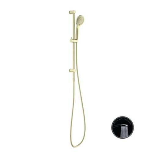 Opal Shower Rail With Air Shower Brushed Gold - Nero