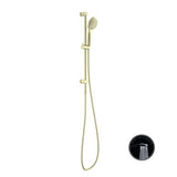 Opal Shower Rail With Air Shower Brushed Gold - Nero