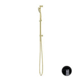 Opal Shower Rail With Air Shower Brushed Gold - Nero