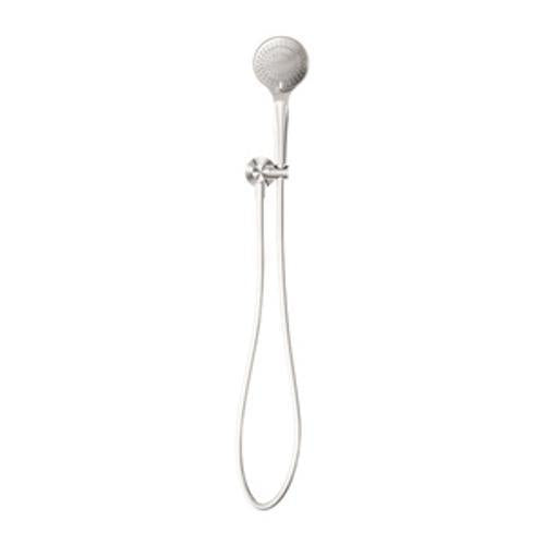 Mecca Shower On Bracket With Air Shower Brushed Nickel - Nero