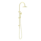 Mecca Twin Shower With Air Shower Brushed Gold - Nero