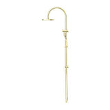 Mecca Twin Shower With Air Shower Brushed Gold - Nero