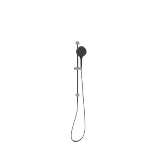 Mecca Shower Rail With Air Shower II Chrome - Nero
