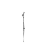 Mecca Shower Rail With Air Shower II Chrome - Nero