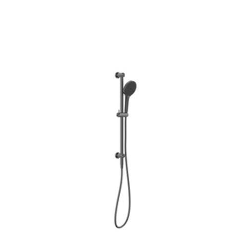 Mecca Shower Rail With Air Shower II Gun Metal - Nero