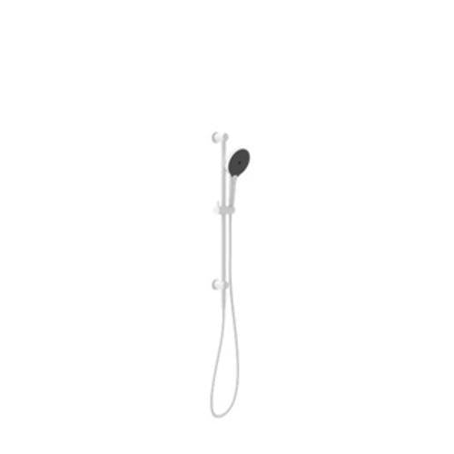 Mecca Shower Rail With Air Shower II Matte White - Nero