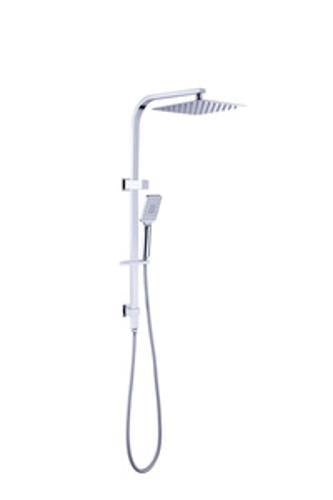Celia Twin Shower Chrome - Nero