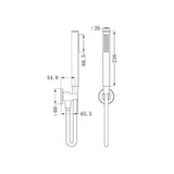 Others Hand Held Shower Brushed Gold - Nero