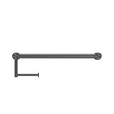 Mecca Care 25mm Toilet Roll Rail 450mm Gun Metal - Nero