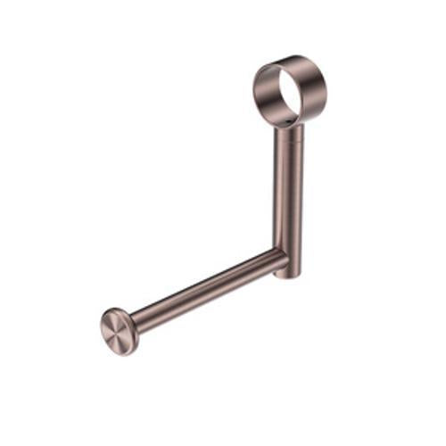 Mecca Care Add On Toilet Roll Holder Brushed Bronze - Nero