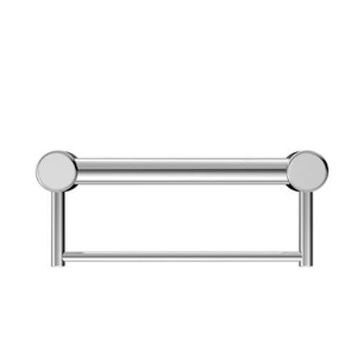 Mecca Care 32mm Grab Rail With Towel Holder 300mm Chrome - Nero