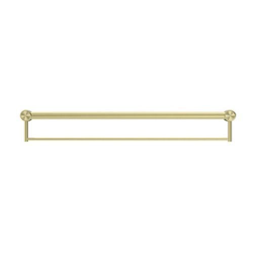 Mecca Care 32mm Grab Rail With Towel Holder 900mm Brushed Gold - Nero