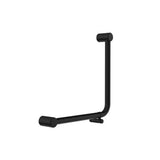 Mecca Care 32mm Ambulant 90 Degree Bent Tube Grab Rail 450 x 450mm Matte Black