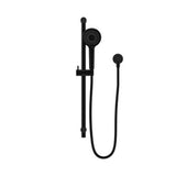 Round Metal Project Shower Rail 4 Star Rating Matte Black - Nero