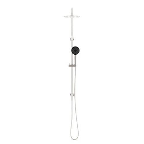 Round Project Twin Shower 4 Star Rating Brushed Nickel - Nero