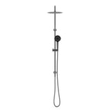 Round Project Twin Shower 4 Star Rating Gun Metal - Nero