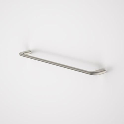 Contura II Single Towel Rail - Caroma 620mm Brushed Nickel