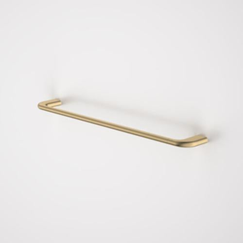Contura II Single Towel Rail - Caroma 620mm Brushed Brass