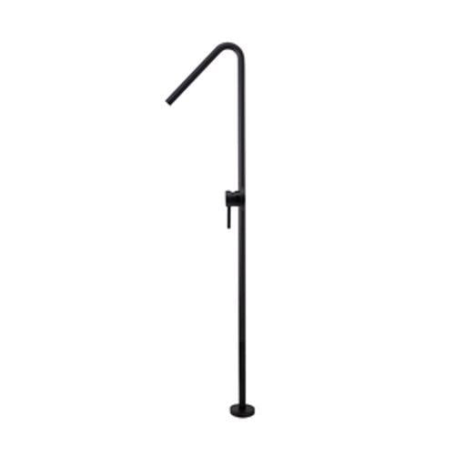 Circo Floor Mounted Bath Filler Mains Pressure Matte Black - Aquatica