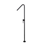 Circo Floor Mounted Bath Filler Mains Pressure Matte Black - Aquatica