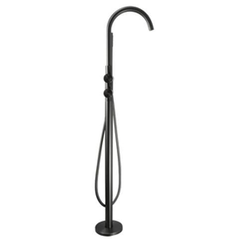 Circo Floor Mounted Bath Set 225mm Spout Mains Pressure With Handshower Gun