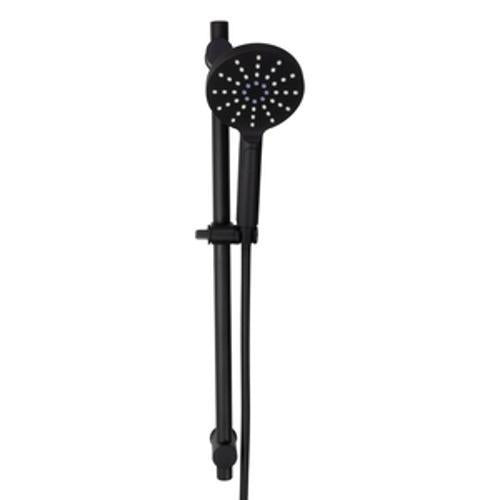 Circo Multispray Handshower Set 120mm Head Mains Pressure Matte Black Wall