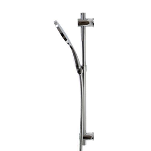 Circo Single Spray Slide Shower Set All Pressures 1.5m Hose Polished Stainless
