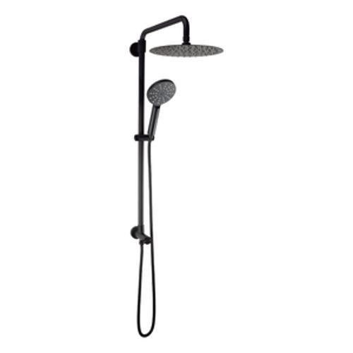 Circo Wall Mounted Shower Centre Mains Pressure Rain Head With Hand Shower Matte