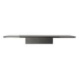 Mia Waterfall Bath Spout 150mm Wide All Pressures Gun Metal Wall Mounted