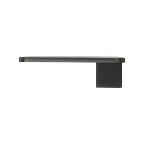 Mia Waterfall Bath Spout 150mm Wide All Pressures Gun Metal Wall Mounted
