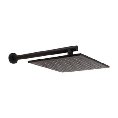 Prestigio Wall Mounted Shower Rose Square Head 250 x 250mm All Pressures Matte