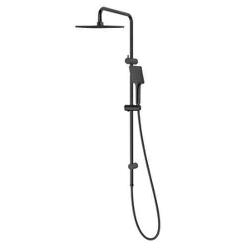 BASIS Rail Shower Square With Overhead Black - STYLUS